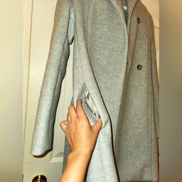 WILFRED - Wool Coat Grey - Picture 7 of 9
